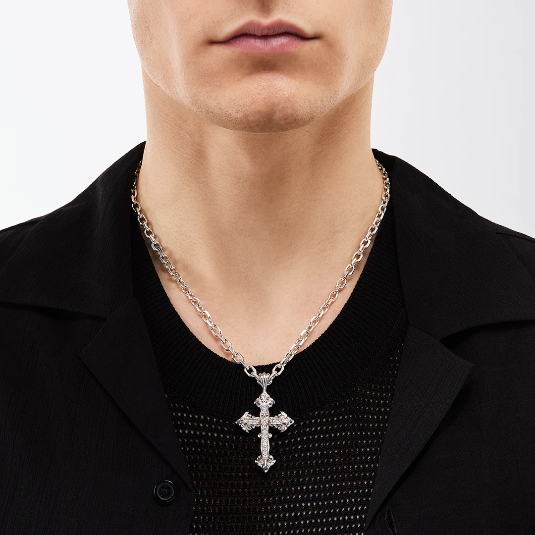Collana Croce Avelli Diamanti - Image 4