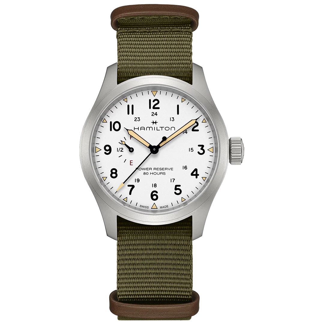Khaki Field Mechanical Power Reserve