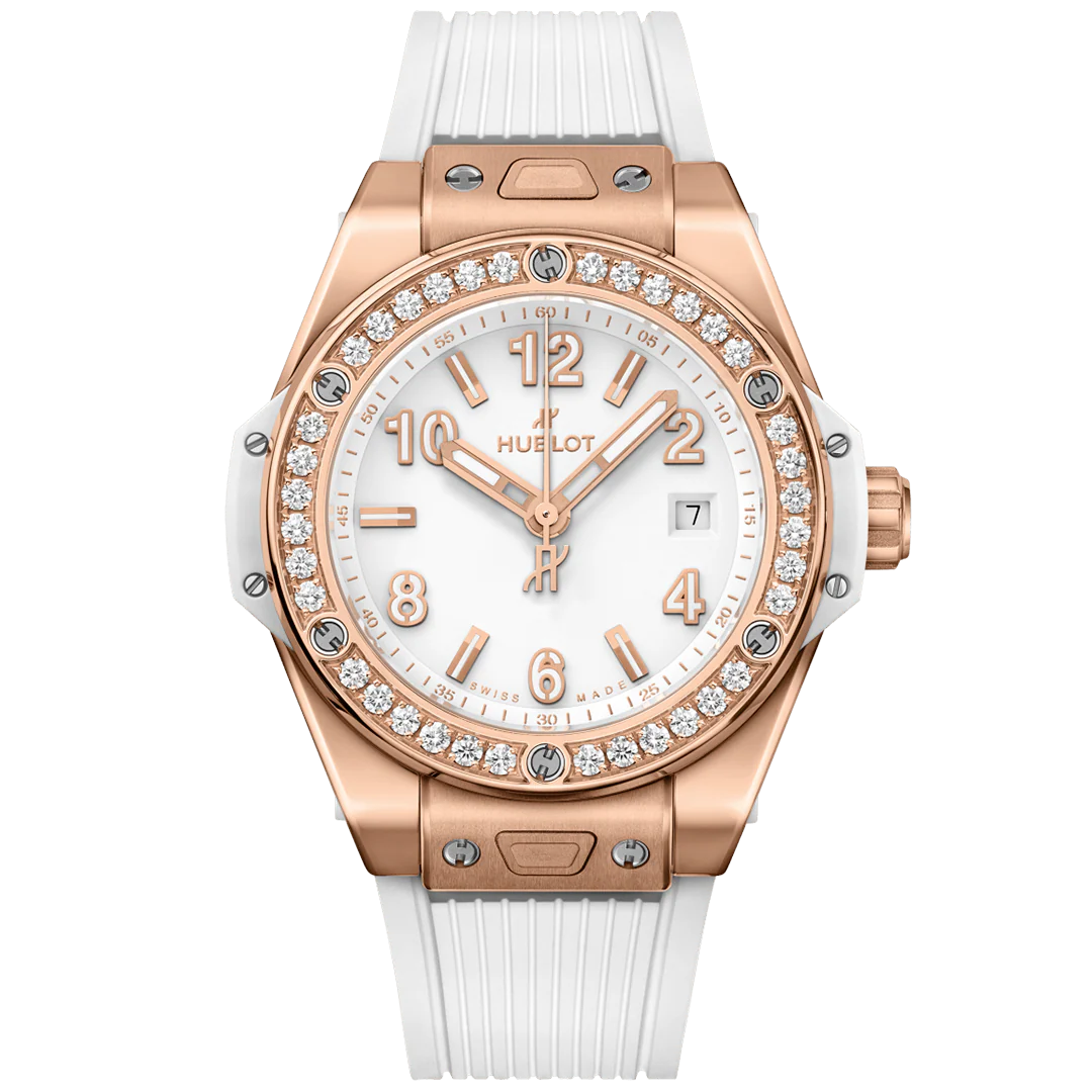Big Bang One Click King Gold White Diamonds