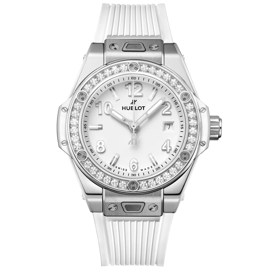 Big Bang One Click Steel White Diamonds