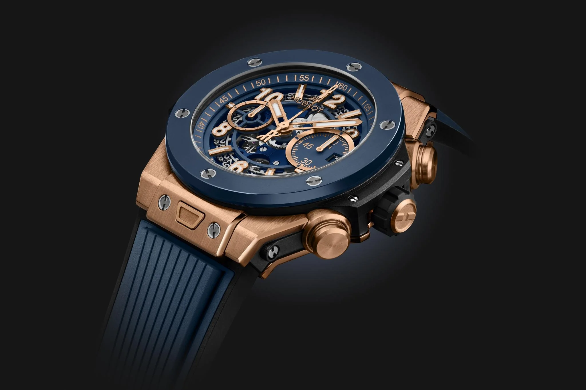 Big Bang Unico King Gold Blue Ceramic - Image 2