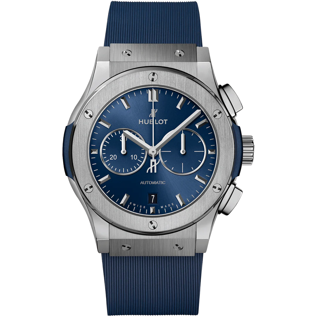 Classic Fusion Chronograph Titanium Blue