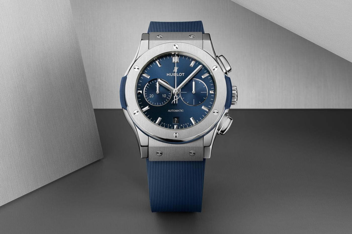 Classic Fusion Chronograph Titanium Blue - Image 3