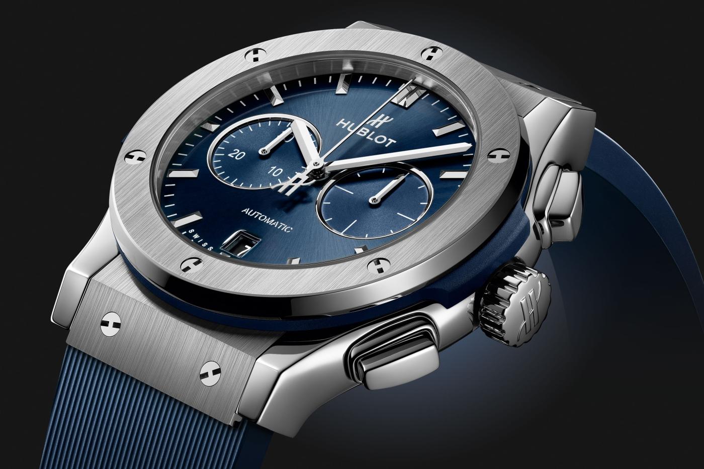 Classic Fusion Chronograph Titanium Blue - Image 4