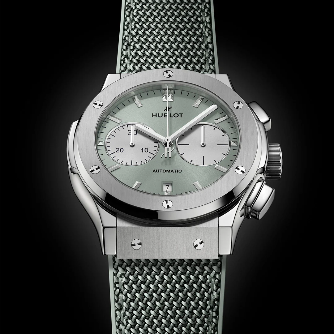 Classic Fusion Chronograph Titanium Sage Green - Image 2