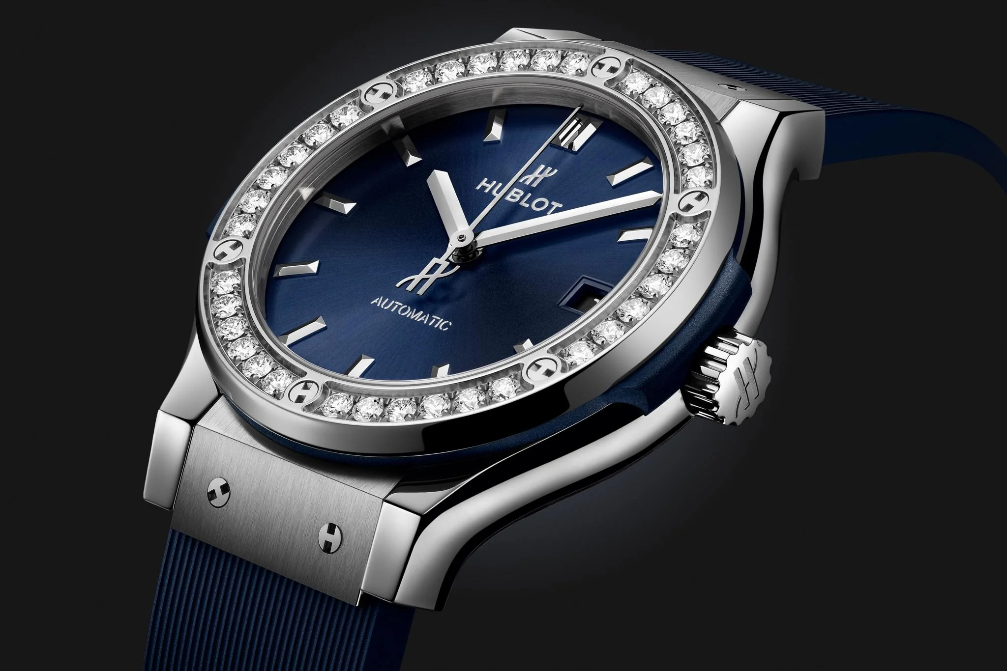 Classic Fusion Titanium Blue Diamonds - Image 3
