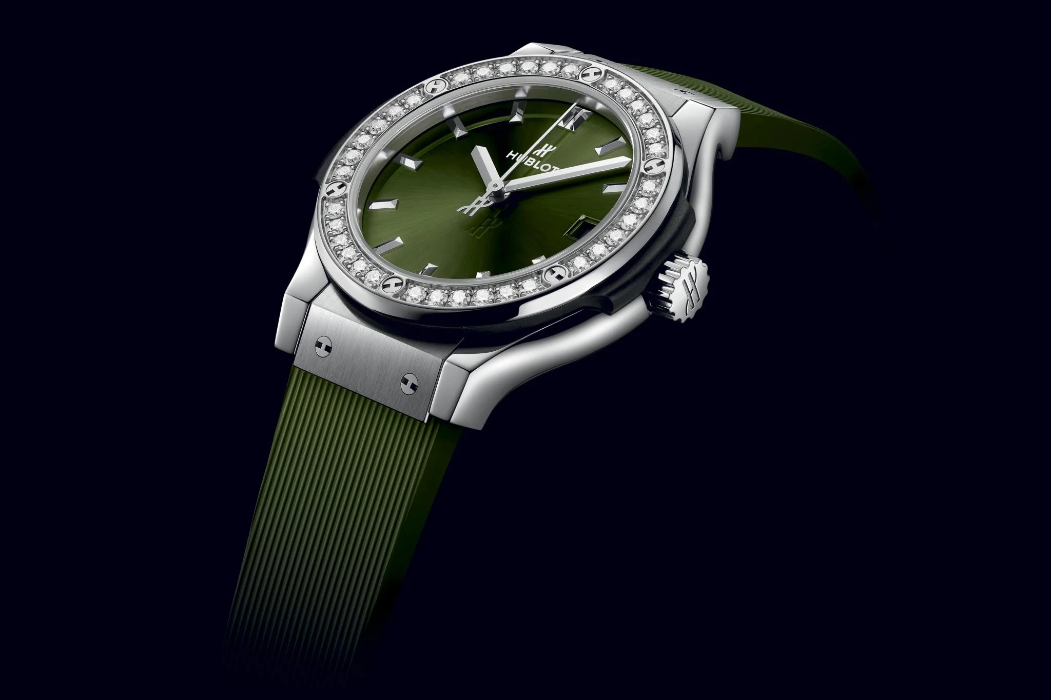Classic Fusion Titanium Green Diamonds - Image 4