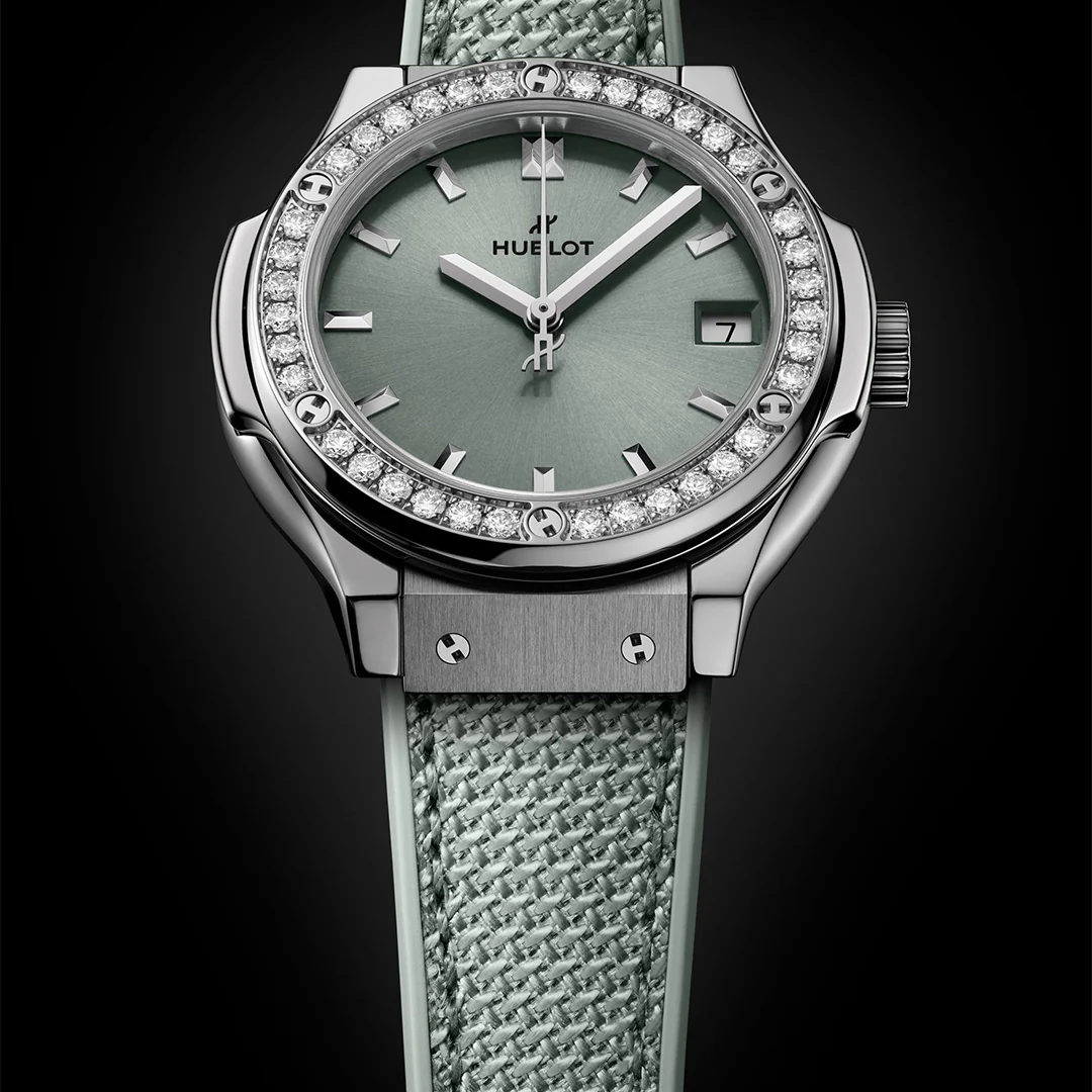 Classic Fusion Titanium Sage Green Diamonds - Image 2