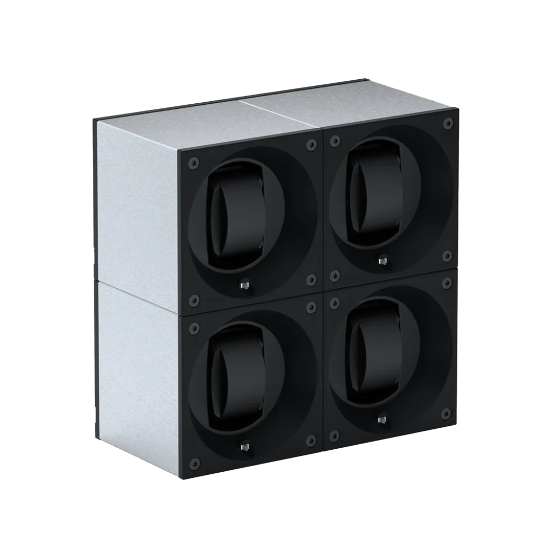 Masterbox 4 Orologi Alluminio Spazzolato