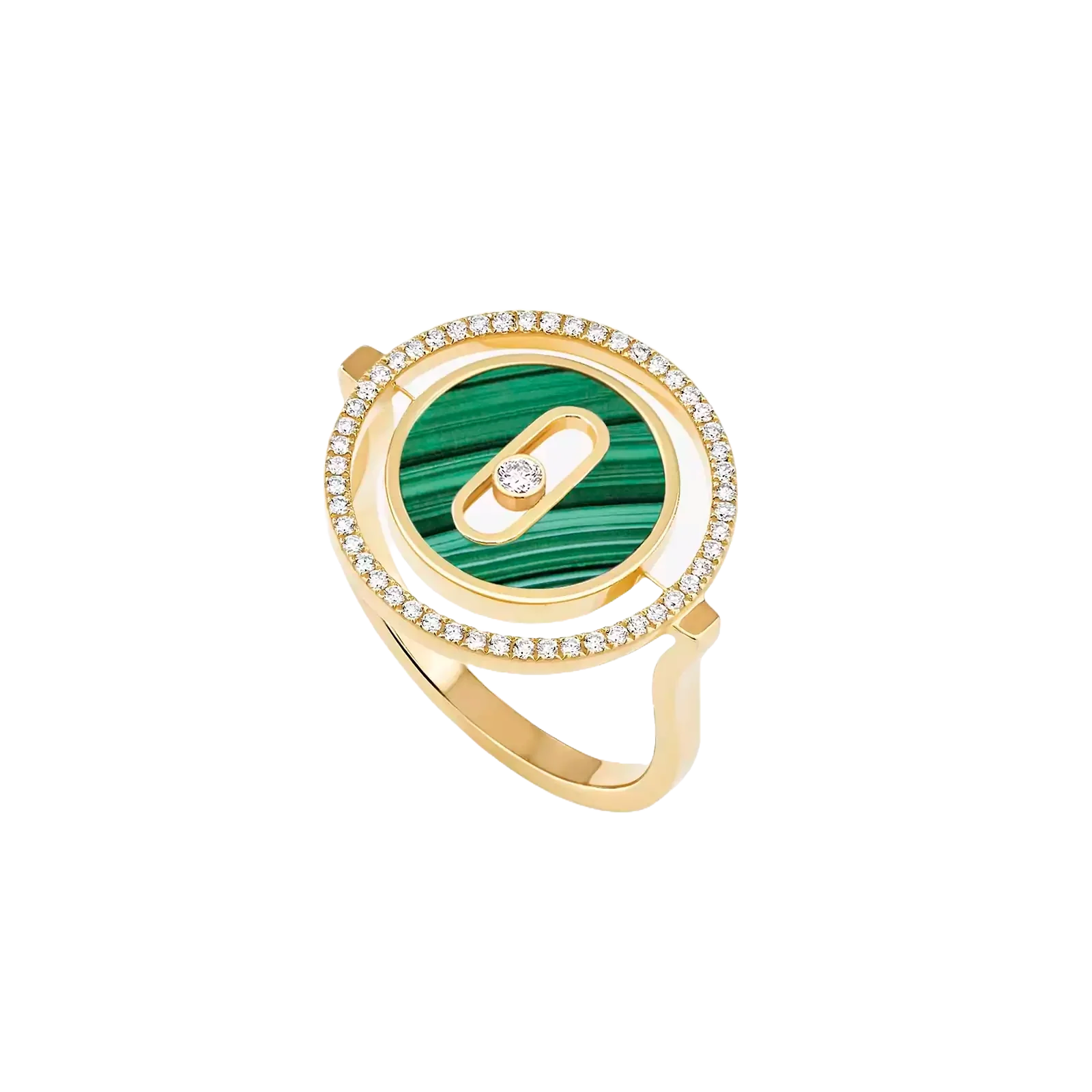 Anello Lucky Move Malachite