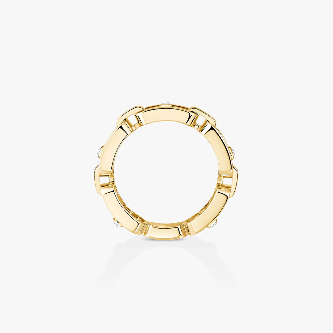 Anello Move Link Molteplici con Pavé - Image 5
