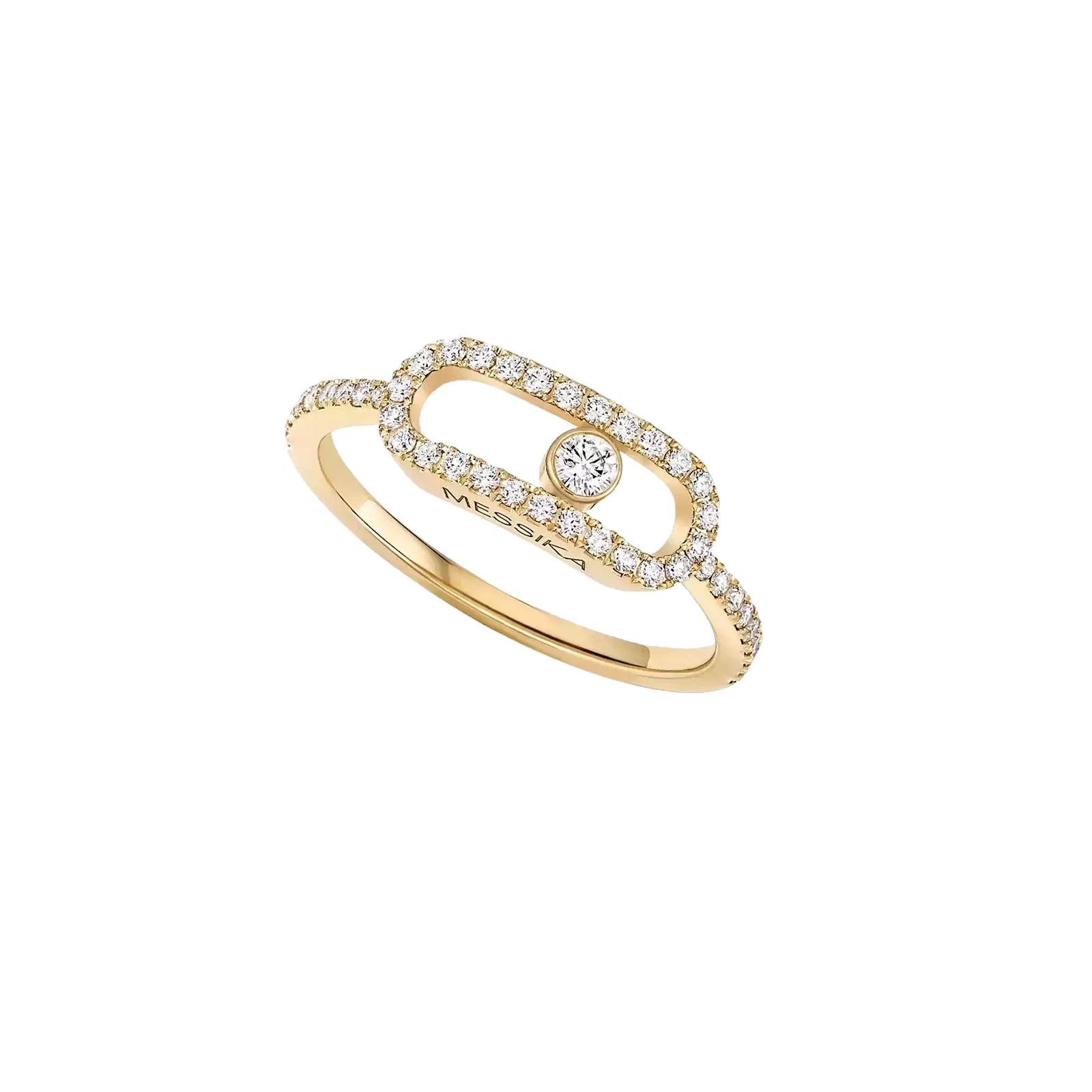 Anello Move Uno Grande Pavé