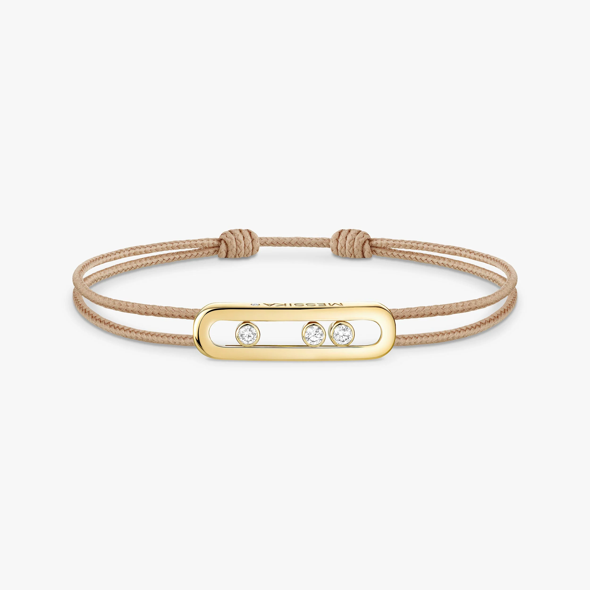 Bracciale Messika CARE(S) Cordino Beige - Image 2