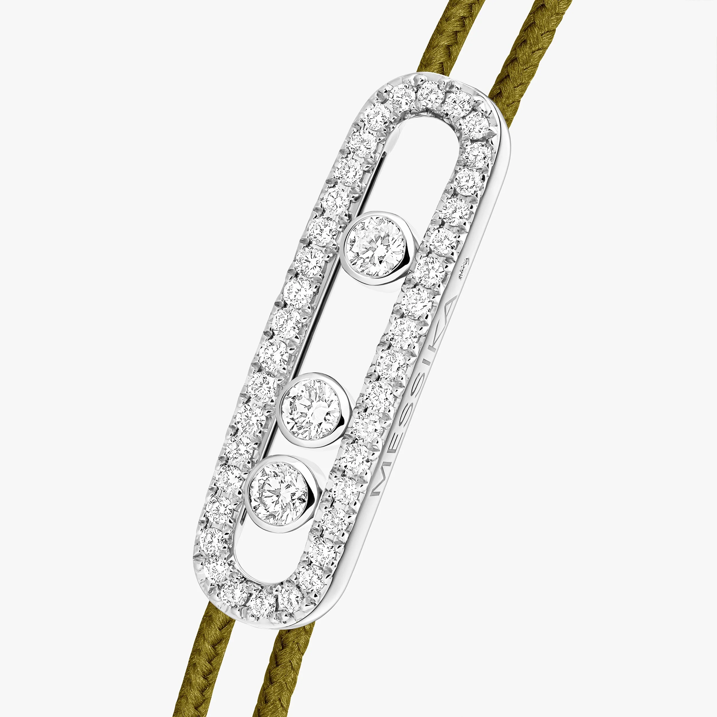 Bracciale Messika CARE(S) Cordino Cachi Pavé - Image 2