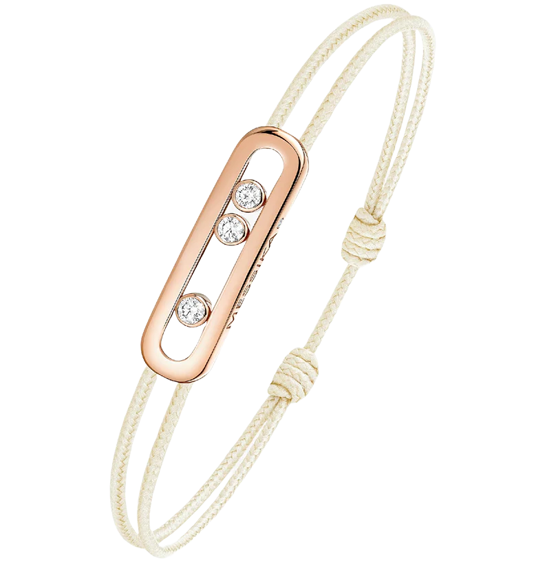 Bracciale Messika CARE(S) Cordino Crema