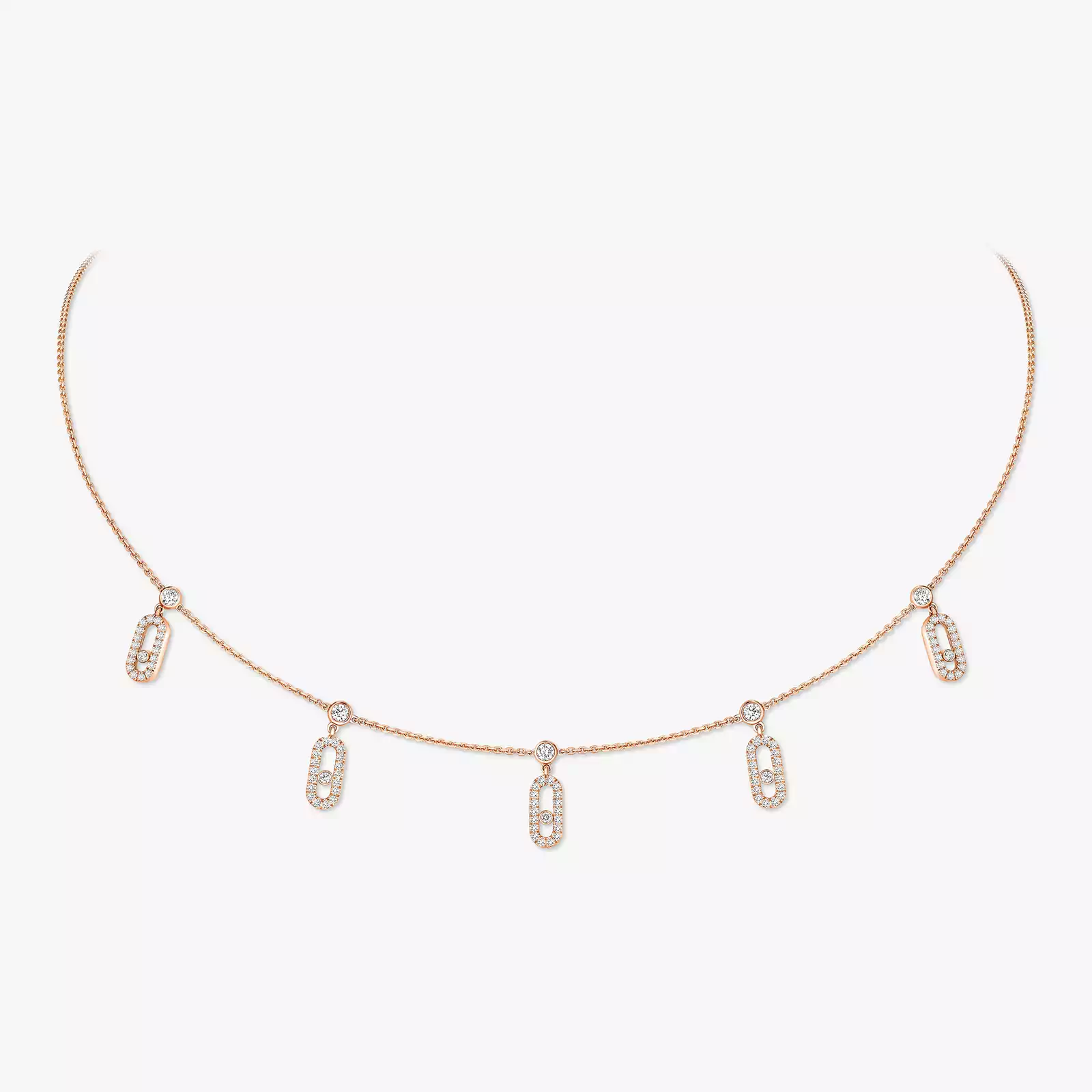 Chocker Move Uno con charm e pavé - Image 3