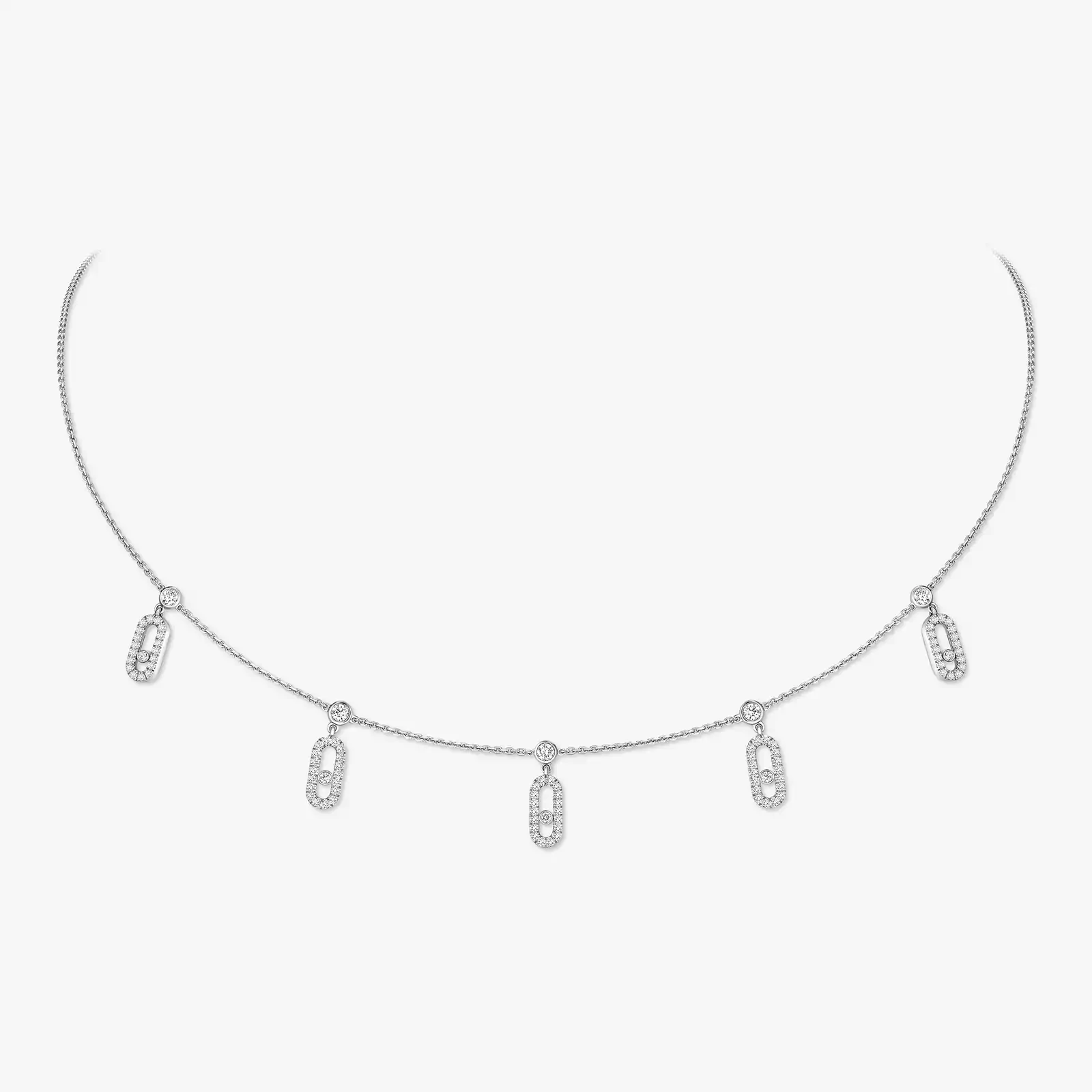 Pendente Chocker Move Uno con charm e pavé - Image 2