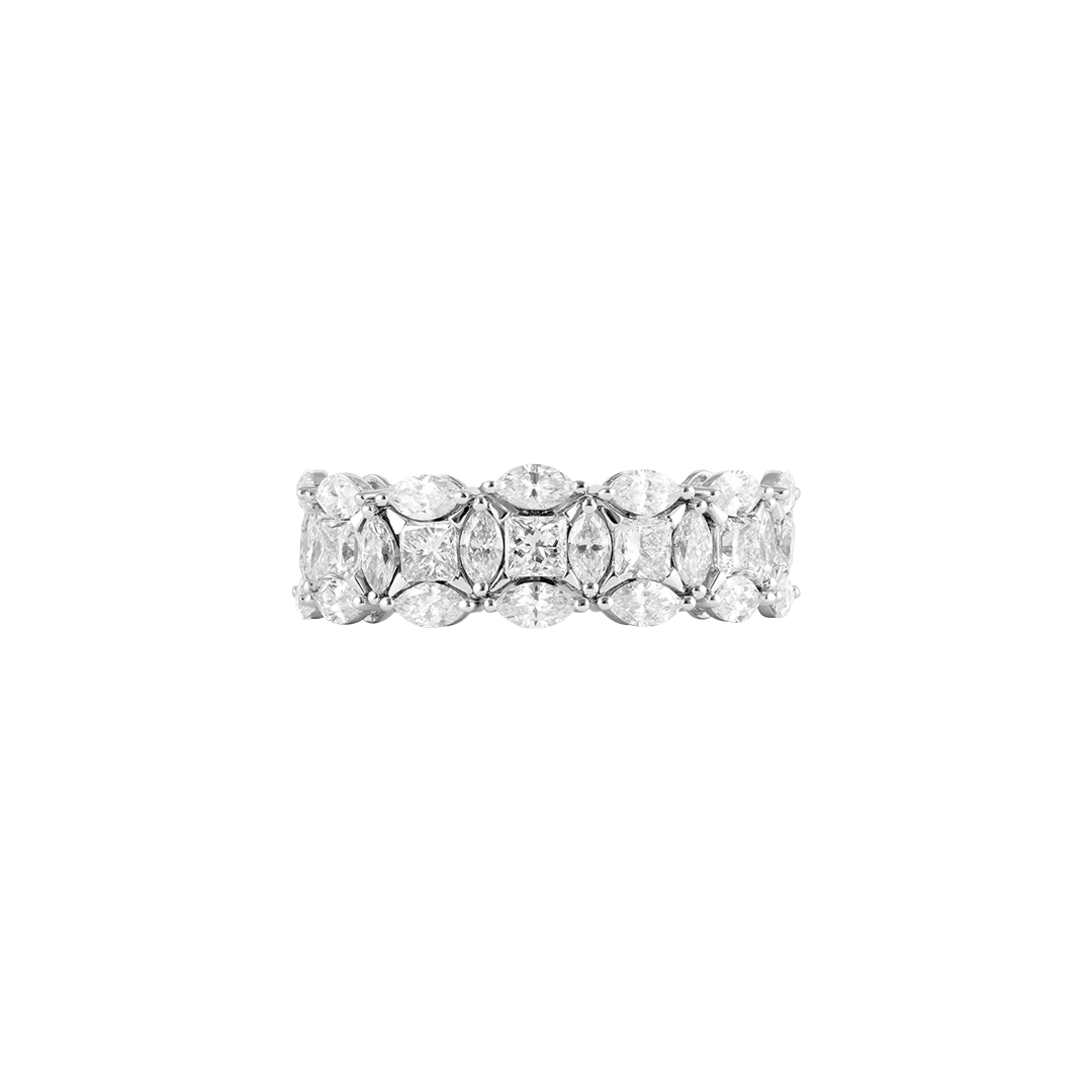Anello Diade Full Pavé in oro bianco - Image 4