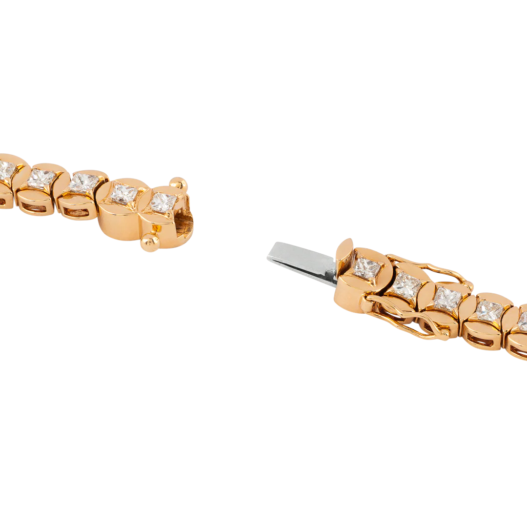 Bracciale Diade in oro rosa con diamanti - Image 4