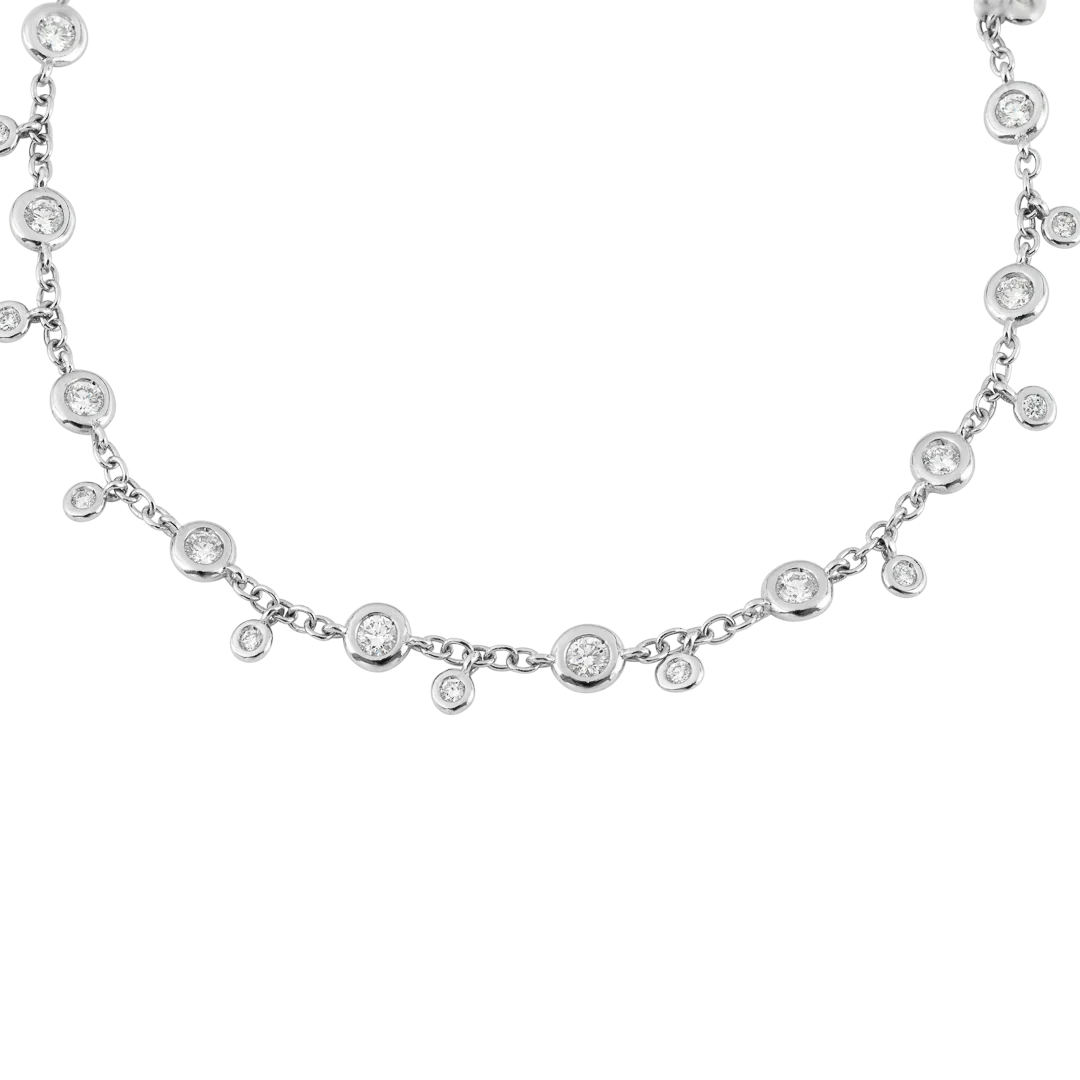 Bracciale Lyra in oro bianco con diamanti - Image 3